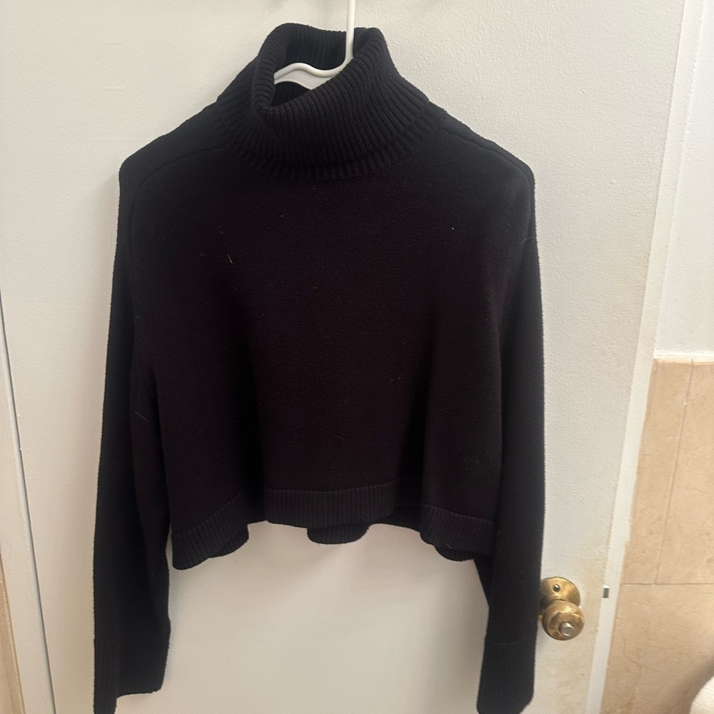Zara Black Cowl Neck Sweater
